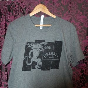 Fireball Whiskey Large Men's Grey t-shirt